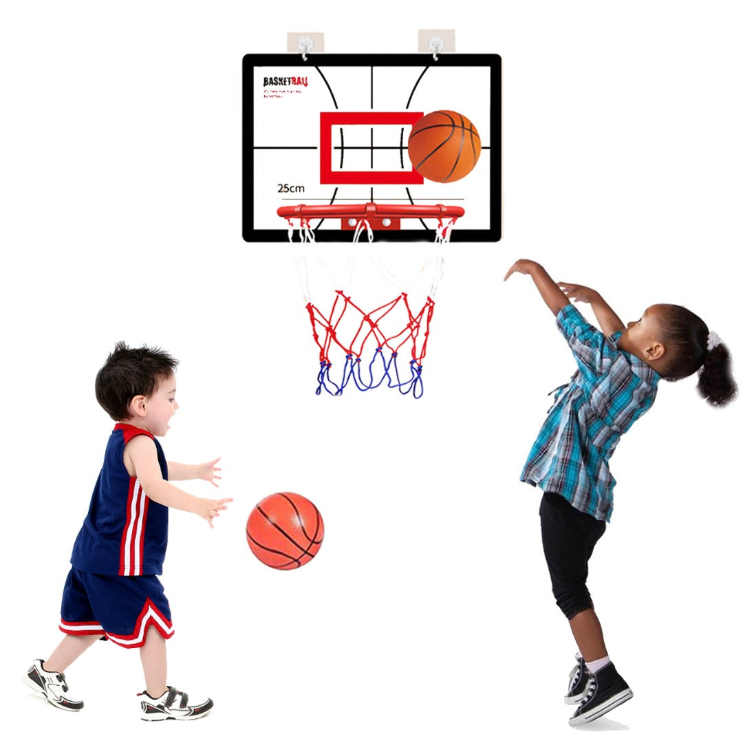 Coo11 Kids Basketball Hoop, Dream Travel Basketball Rim Goal Wall Mounted Basketball Hoop Indoor Outdoor Hanging Basketball Hoop, 40x26 centimeter