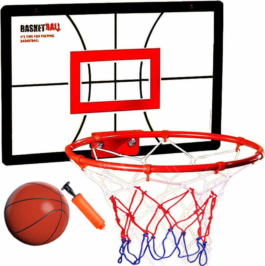 Coo11 Kids Basketball Hoop, Dream Travel Basketball Rim Goal Wall Mounted Basketball Hoop Indoor Outdoor Hanging Basketball Hoop, 40x26 centimeter