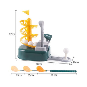 Coo11 Kids Golf Toy Set, Outdoor Sports Toys for 4-8-Year-Old Boys, Toddler Outside & Indoor Play Golf Ball Game Club Head, Training Golf Balls & Clubs Equipment, Birthday Gifts