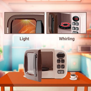Kids Kitchen Blender Mixer microwave oven food play home Appliances toys  Smoothie Play Set with Light Sound