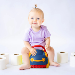 Sobear Portable Potty Training Toilet Car Shaped Seat for Boys and Girls, Anti-Slip, Easy to Clean, Lightweight, Fun Design, Easy to Take Everywhere, Picnic, Travelling, Park, Indoor, Outdoor