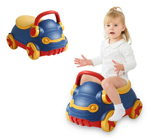 Coo11 Portable Potty Training Toilet Car Shaped Seat for Boys and Girls, Anti-Slip, Easy to Clean, Lightweight, Fun Design, Easy to Take Everywhere, Picnic, Travelling, Park, Indoor, Outdoor