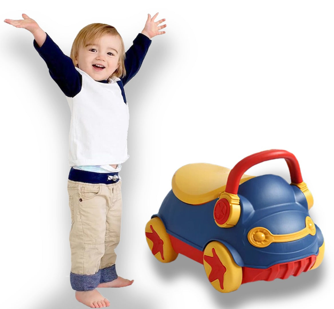 Coo11 Portable Potty Training Toilet Car Shaped Seat for Boys and Girls, Anti-Slip, Easy to Clean, Lightweight, Fun Design, Easy to Take Everywhere, Picnic, Travelling, Park, Indoor, Outdoor