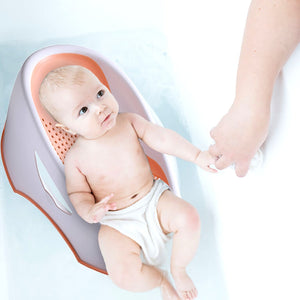 Newborn Baby Bath Support baby bath seat for sink and shower Anti-Slip soft bath net Comfortable Safe Bathing, Multi-Function, Easy to Use, Lightweight, Portable, Perfect Gift for your Toddlers, Suitable for 3+