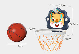 Coo11 Kids Portable Basketball Hanging board for children's, Foldable Lightweight Design, Indoor and Outdoor Game, Perfect Gift for Boys, Girls, Christmas, New Year (Orange, Age 3 Years & above)