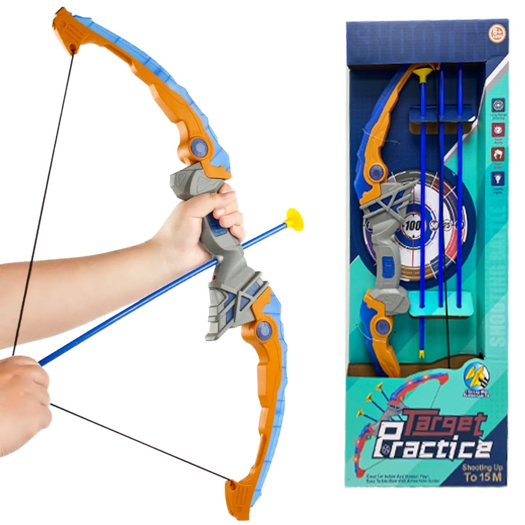 Coo11 Kids Bow and Arrow - Archery Set Includes 1 Bow, 3 Suction Cups Arrows, 1 Targets Quiver, Play Indoor Outdoor Toys for kids, Perfect Gifts Christmas & Birthday for Boys & Girls Age 3 to 12 Years