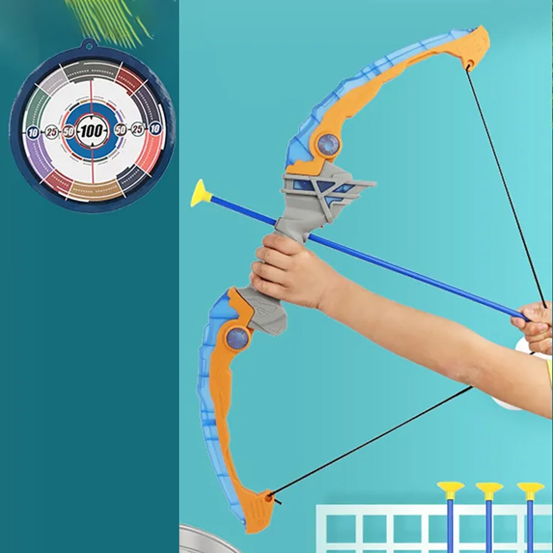 Coo11 Kids Bow and Arrow - Archery Set Includes 1 Bow, 3 Suction Cups Arrows, 1 Targets Quiver, Play Indoor Outdoor Toys for kids, Perfect Gifts Christmas & Birthday for Boys & Girls Age 3 to 12 Years