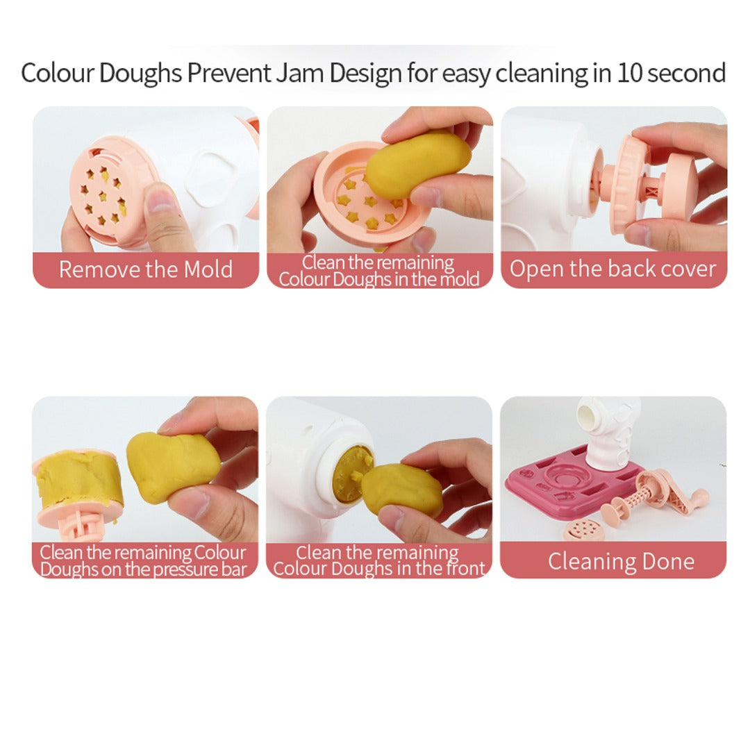Coo11 26 Pcs Clay Tool Kit, Dough, DIY Creative Playset, Arts & Crafts Kits for Kids Boys Girls Toys, Plastic Accessories Clay Extruders Rollers Molds Storage Box, Creative Toy Gifts age 3+ Years Old