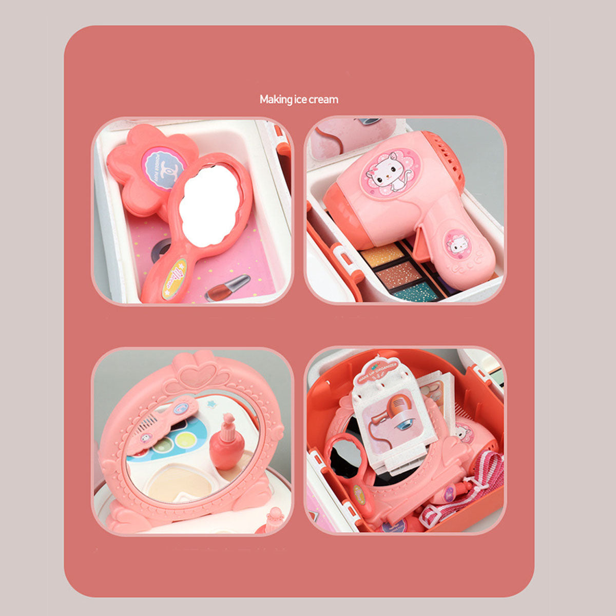 Pretend Play House Backpack Small Mini Kitchen Toys Real Cooking Set For Kids  Set Pretend Role Play Toys For Boys And Girls, Premium Pieces Set