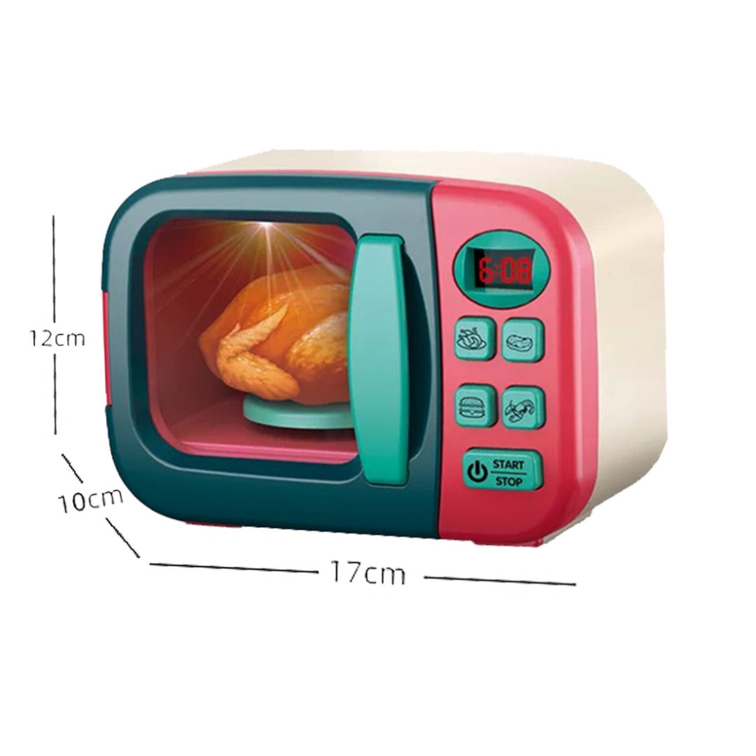 Kids Kitchen Blender Mixer microwave oven food play home Appliances toys  Smoothie Play Set with Light Sound