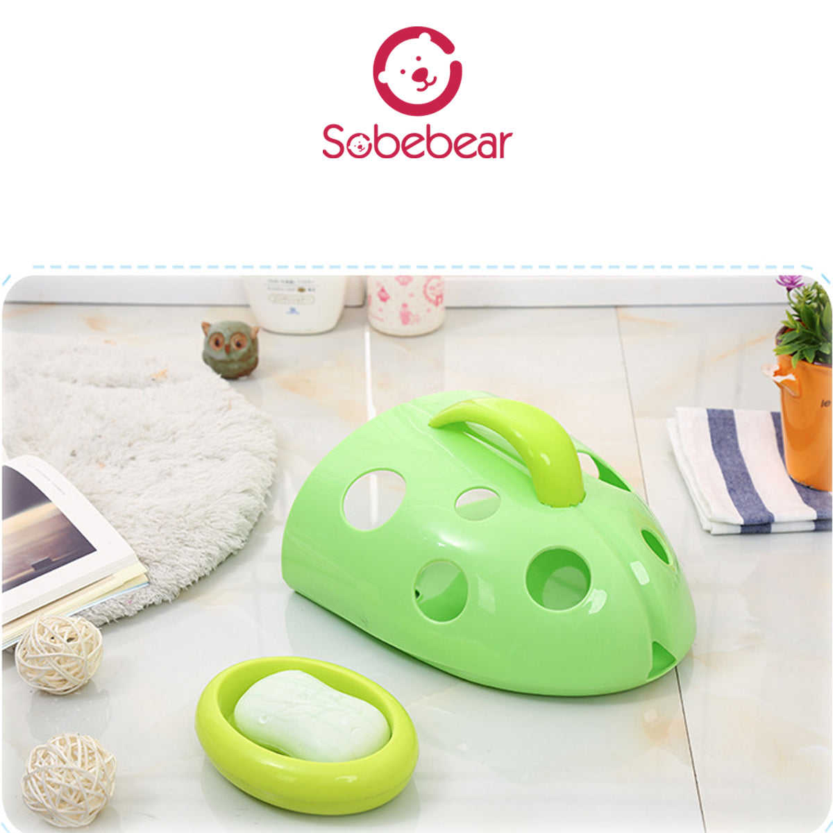 Coo11 Wall-mounted Bath Toy Organizer Toddler Bathroom Storage Perfect for Boys & Girls, Easy to Carry, Portable, Lightweight, Convenient for Shower room Storage In One Scoop