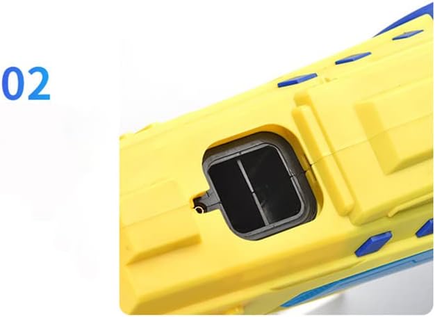 set of 2 45CM Kids Electric Water Gun, Powerful Water Pistol with 600ml Large Capacity, 33ft Long Range, Cool LED Light Leak-Proof, Water Blaster Gun for Summer Pool Party Beach Pack of 2