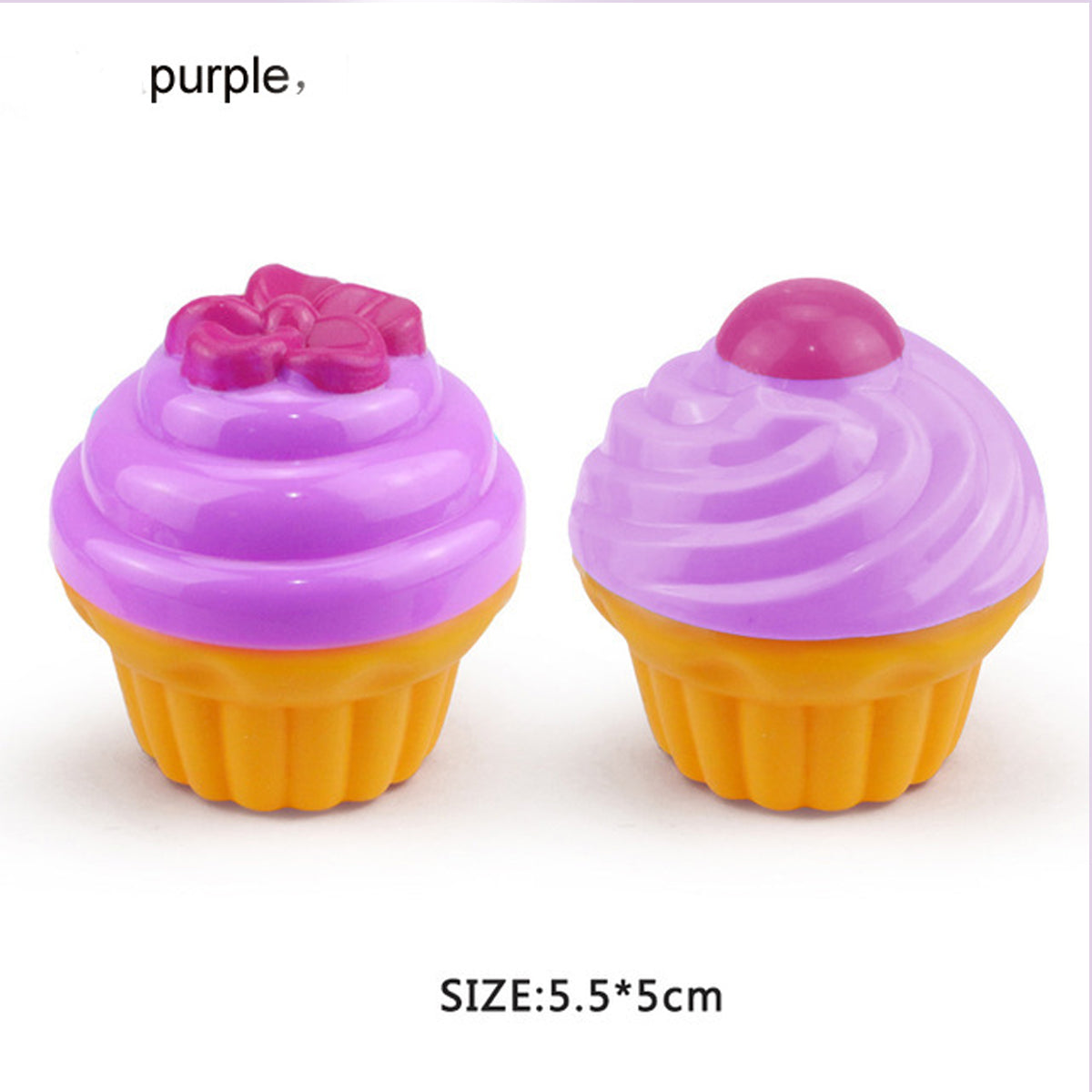 Coo11 Kids Playhouse Party, Colorful Mini Cream Mousse Chocolate Cupcakes Dessert Toys, Realistic, Artificial Toy, Scented Fake, Perfect Gifts for 4 to 6 Years Old