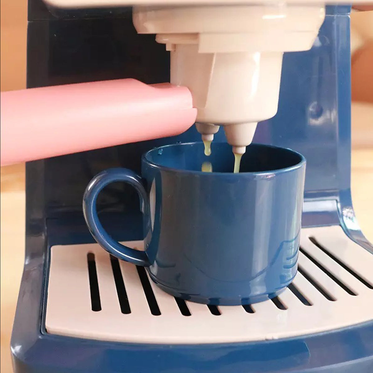 Coo11 Home Appliances Kitchen Pretend Play Coffee Maker Machine Set for Kids, Dispenser cup with Light and Sound Perfect Kitchen Set Play House Early to Teach Fun & Activity Age 5+ 6 7 8 9 Years Old