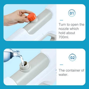 Coo11 Pretent Play Pumping Water Gun, Kids Water Squirt Guns Toy with 700ML Large Water Tank, Long Range, Perfect Summer Swimming Pool Toy Gun for Kids 3 Years and up Pack of 2
