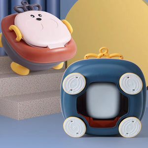 COO11 Potty Trainer Toddlers Toilet Chair Seat For Kids, Anti-Slip, Easy to Carry, Portable, Comfortable, Travel Convenient, Easy to Clean Perfect Potty Seats for Boys & Girls, Suitable for 1+ (Blue)