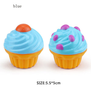 Coo11 Kids Playhouse Party, Colorful Mini Cream Mousse Chocolate Cupcakes Dessert Toys, Realistic, Artificial Toy, Scented Fake, Perfect Gifts for 4 to 6 Years Old