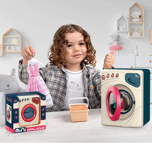 Children's play washing shop machine