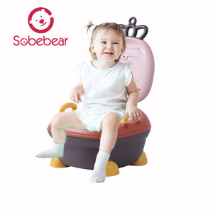 COO11 Potty Trainer Toddlers Toilet Chair Seat For Kids, Anti-Slip, Easy to Carry, Portable, Comfortable, Travel Convenient, Easy to Clean Perfect Potty Seats for Boys & Girls, Suitable for 1+ (Blue)