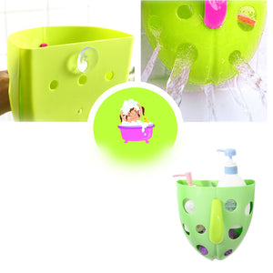 Coo11 Wall-mounted Bath Toy Organizer Toddler Bathroom Storage Perfect for Boys & Girls, Easy to Carry, Portable, Lightweight, Convenient for Shower room Storage In One Scoop
