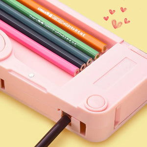 Kids Gift 2 in 1 Stationery desktop Pencil Sharpener pencil case Pony Box