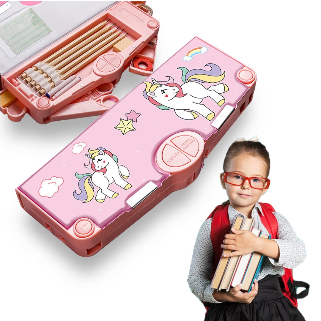 Kids Gift 2 in 1 Stationery desktop Pencil Sharpener pencil case Pony Box