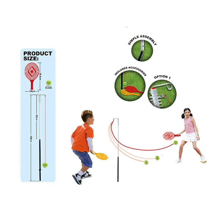 Coo11 Tennis Set for Kids Toddler & Adults Indoor Outdoor Sports Game Player Lightweight Rackets Gifts Set for Children