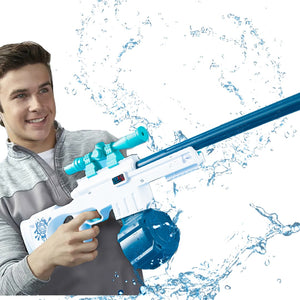 Coo11 Pretent Play Electric Water Gun, Automatic Water Guns Toy with Waterproof Lithium Battery & 600ML Water Tank, Perfect Summer Toy Game for Kids 3 Years and up (AWM Design)