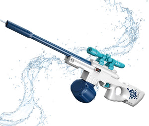 Coo11 Pretent Play Electric Water Gun, Automatic Water Guns Toy with Waterproof Lithium Battery & 600ML Water Tank, Perfect Summer Toy Game for Kids 3 Years and up (AWM Design)