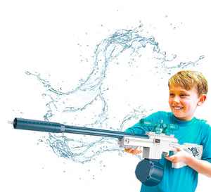 Coo11 Pretent Play Electric Water Gun, Automatic Water Guns Toy with Waterproof Lithium Battery & 600ML Water Tank, Perfect Summer Toy Game for Kids 3 Years and up (AWM Design)