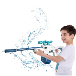 Coo11 Pretent Play Electric Water Gun, Automatic Water Guns Toy with Waterproof Lithium Battery & 600ML Water Tank, Perfect Summer Toy Game for Kids 3 Years and up (AWM Design)