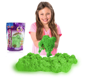 Coo11 Kids Magic sand for kids, Magic Motion Moving Play sand, kids Play Magic motion sand, Gift for Boys and girls, 500g (Purple, Green, and White)