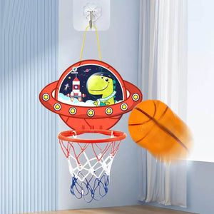 Coo11 Kids Hanging Basketball Hoop, Free Punch, Indoor and Outdoor Game, Easy to Assemble, Fun & Physical Activity, Perfect Gift for Boys & Girls, Suitable For Age +3 Years