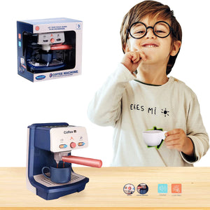 Coo11 Home Appliances Kitchen Pretend Play Coffee Maker Machine Set for Kids, Dispenser cup with Light and Sound Perfect Kitchen Set Play House Early to Teach Fun & Activity Age 5+ 6 7 8 9 Years Old