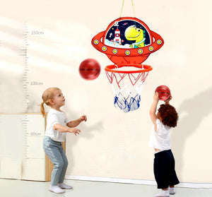 Coo11 Kids Hanging Basketball Hoop, Free Punch, Indoor and Outdoor Game, Easy to Assemble, Fun & Physical Activity, Perfect Gift for Boys & Girls, Suitable For Age +3 Years