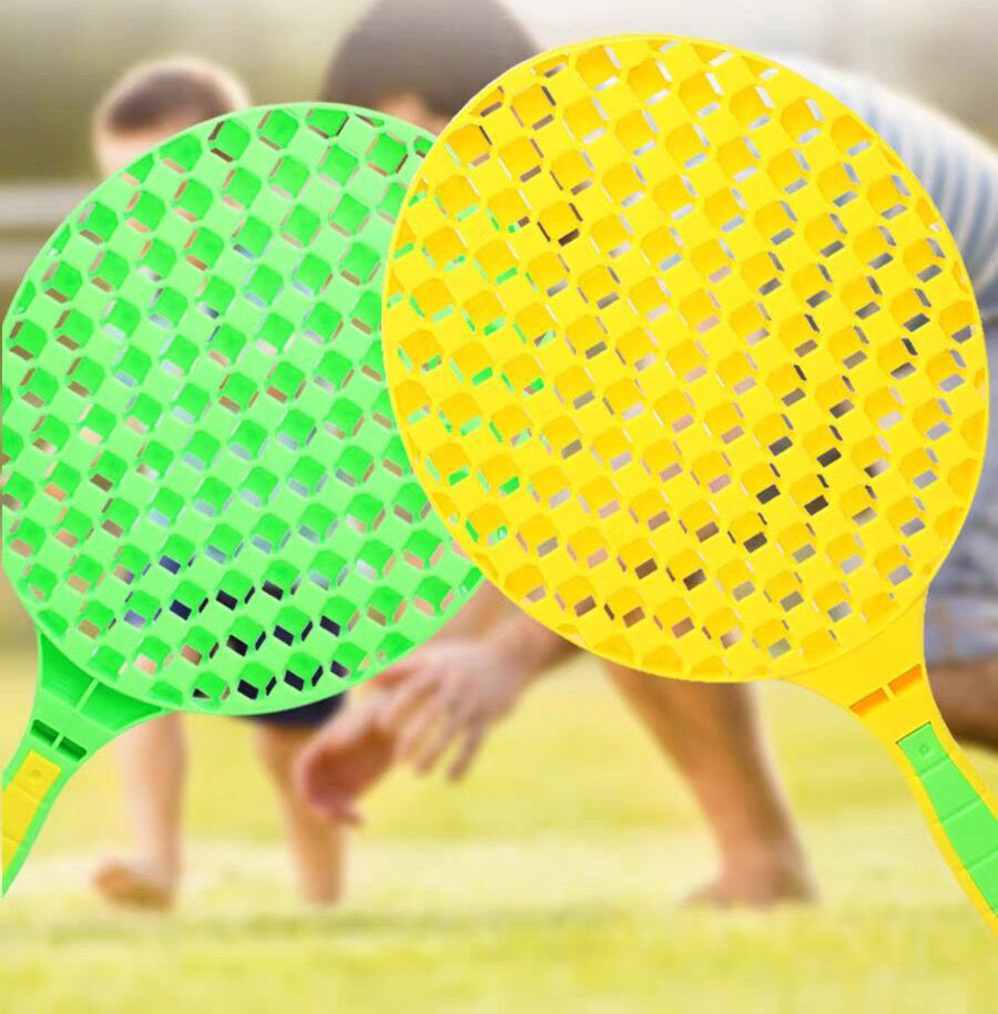Coo11 Kids Badminton Racket Kit Set with Tennis Ball and Trainer Rebounder Base, Indoor and Outdoor Tennis Sport Practice, Perfect Gift for Beginners, Boys, Girls, Children
