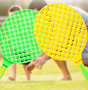 Coo11 Kids Badminton Racket Kit Set with Tennis Ball and Trainer Rebounder Base, Indoor and Outdoor Tennis Sport Practice, Perfect Gift for Beginners, Boys, Girls, Children