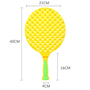 Coo11 Kids Badminton Racket Kit Set with Tennis Ball and Trainer Rebounder Base, Indoor and Outdoor Tennis Sport Practice, Perfect Gift for Beginners, Boys, Girls, Children