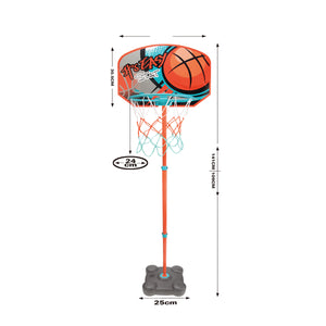 Coo11 Kids 141CM Basketball Hoop Stand, Outdoor And Indoor Sports Fun Game, Portable, Lightweight, Improves Your Game, Skill Development, Perfect Gift for Boys & Girls, Suitable for 3+