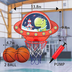 Coo11 Kids Hanging Basketball Hoop, Free Punch, Indoor and Outdoor Game, Easy to Assemble, Fun & Physical Activity, Perfect Gift for Boys & Girls, Suitable For Age +3 Years