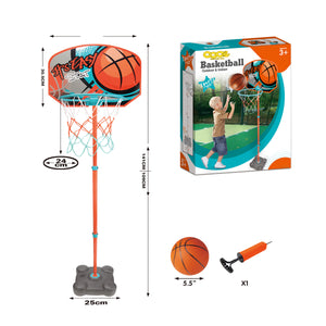 Coo11 Kids 141CM Basketball Hoop Stand, Outdoor And Indoor Sports Fun Game, Portable, Lightweight, Improves Your Game, Skill Development, Perfect Gift for Boys & Girls, Suitable for 3+