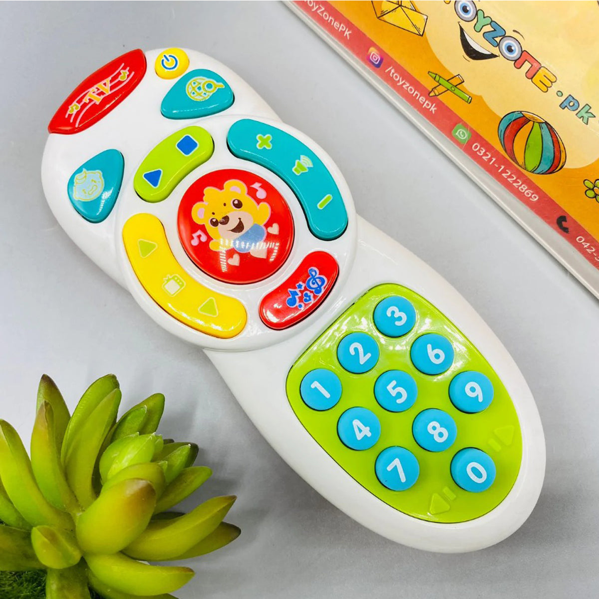 Coo11 Kids Electric Remote Control Toy with Light and Music, Educational Toy, Numbers Learning Machine, Improves Skill Development, Pefect Gifts for Boys and Girls, Suitable for Age 2+