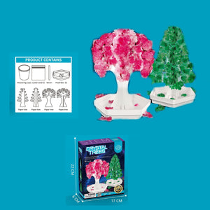 Kids Educational Stem Toy Magic Crystal Tree Chemistry Set Learning Science Toy/ornaments Decoration Toy Novelty Xmas Gift Boys Girls Science Kits & Toys Learning Guide