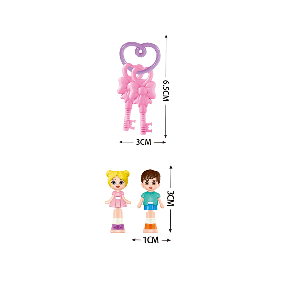 Kids Pretend Play Plastic Candy Room Toy With Light Music Furniture Doll Diy House Doll House For Girl, Dream House With Light, Chimney And Doll Toy Figures, Diy Pretend Play Furniture And Accessories, Princess Castle Dollhouse Building Toy