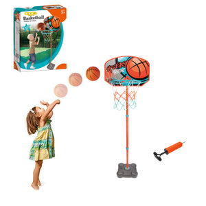 Coo11 Kids 141CM Basketball Hoop Stand, Outdoor And Indoor Sports Fun Game, Portable, Lightweight, Improves Your Game, Skill Development, Perfect Gift for Boys & Girls, Suitable for 3+
