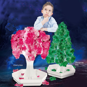 Kids Educational Stem Toy Magic Crystal Tree Chemistry Set Learning Science Toy/ornaments Decoration Toy Novelty Xmas Gift Boys Girls Science Kits & Toys Learning Guide